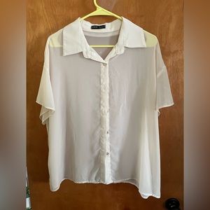 SHEIN | Oversized Sheer Tee